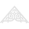 Ekena Millwork Pitch Athens Architectural Grade PVC Gable Pediment, 36"W x 21"H x 1"P (14/12) GPP036X021X100ATH - alternate 3